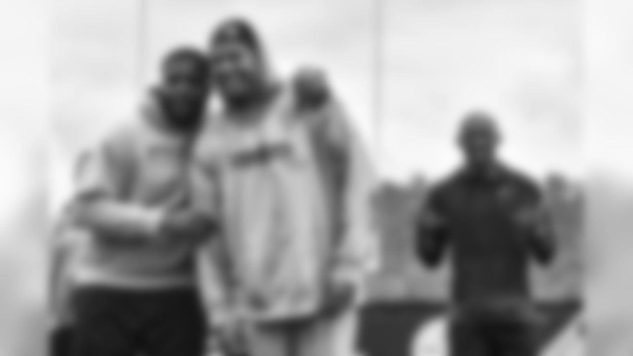 Chuks Okorafor, Zach Banner, and Joshua Dobbs