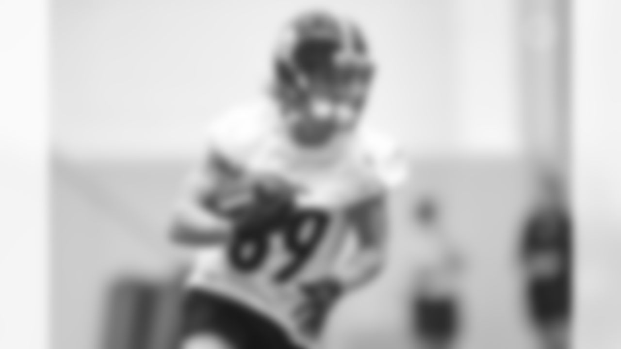 Pittsburgh Steelers wide receiver Gunner Olszewski (89) during practice at the UPMC Rooney Sports Complex on Tuesday, Aug. 30, 2022 in Pittsburgh, PA. (Abigail Dean / Pittsburgh Steelers)