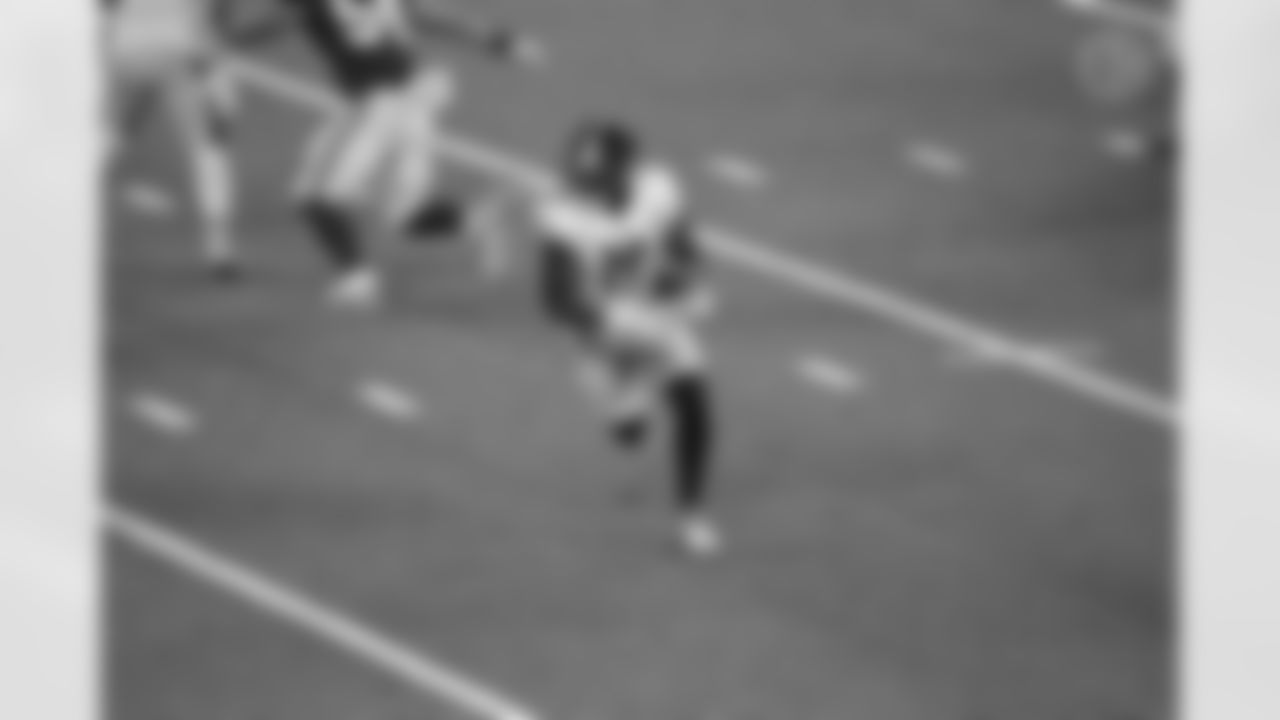 Pittsburgh Steelers wide receiver JuJu Smith-Schuster (19) during a regular season game between the Pittsburgh Steelers and the New York Giants, Monday, Sept. 14, 2020 in East Rutherford, NJ. (Ben Solomon / Pittsburgh Steelers)