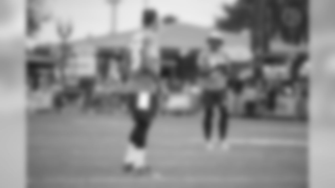 The AFC Pro Bowl team practices at the ESPN Wide World of Sports in Orlando, FL.