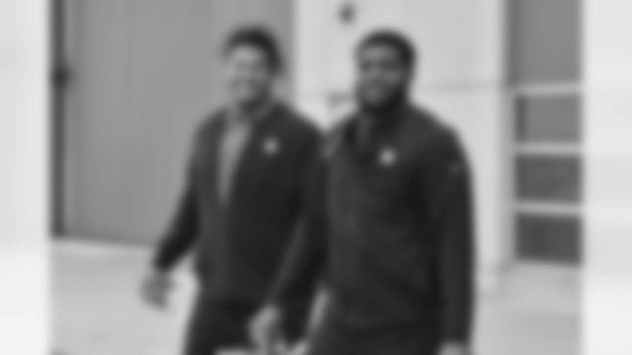 Zach Banner and Chuks Okorafor