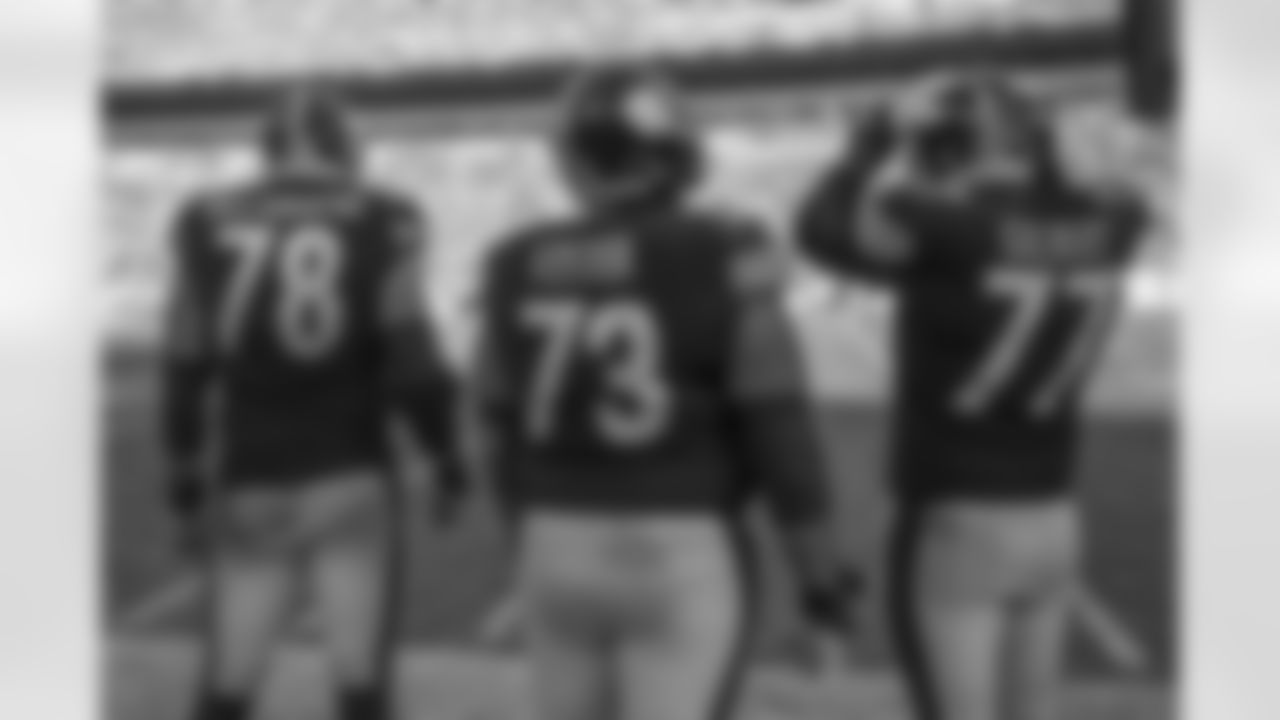 Alejandro Villauneva, Ramon Foster, and Marcus Gilbert