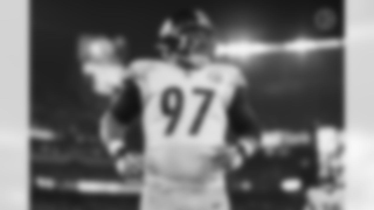 Pittsburgh Steelers defensive tackle Cameron Heyward (97) during a regular season game between the Pittsburgh Steelers and the Baltimore Ravens, Sunday, Jan. 1, 2023 in Baltimore, MD. (Karl Roser / Pittsburgh Steelers)