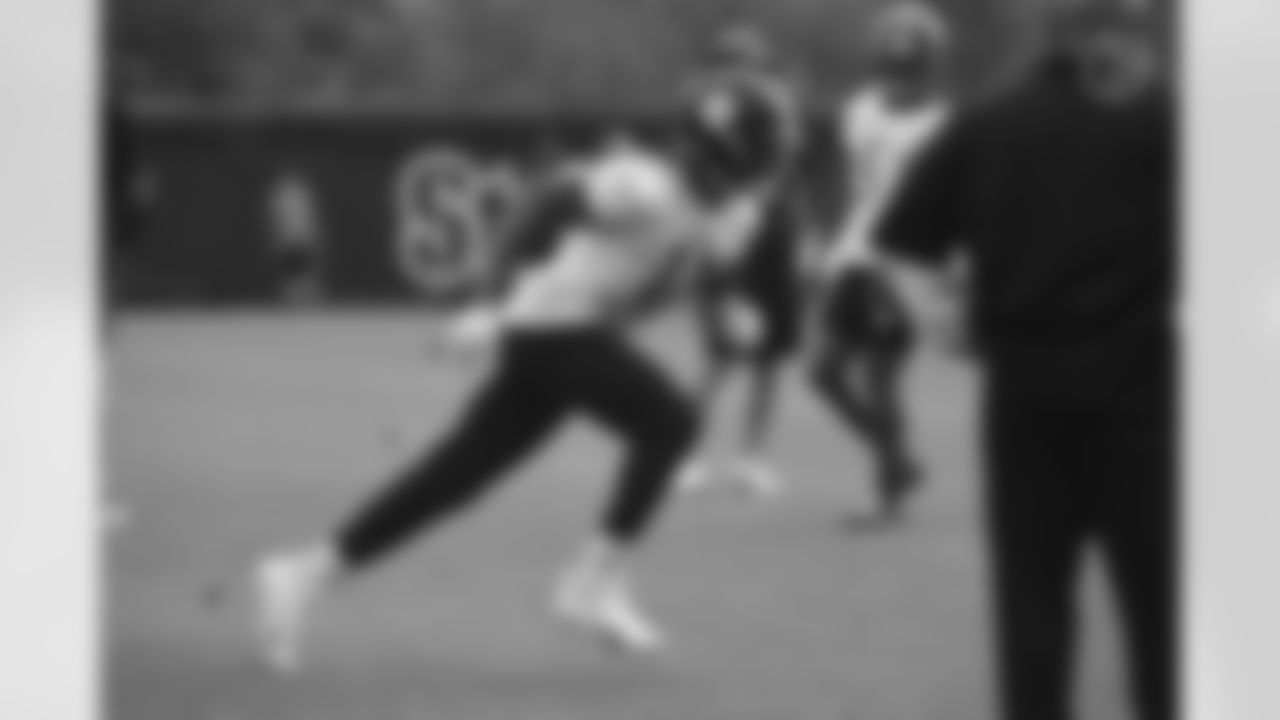 Pittsburgh Steelers wide receiver Chase Claypool (11) practices at the UPMC Rooney Sports Complex preparing for a Week 1 matchup against the New York Giants, Saturday, Sept. 12, 2020 in Pittsburgh, PA. (Caitlyn Epes / Pittsburgh Steelers)