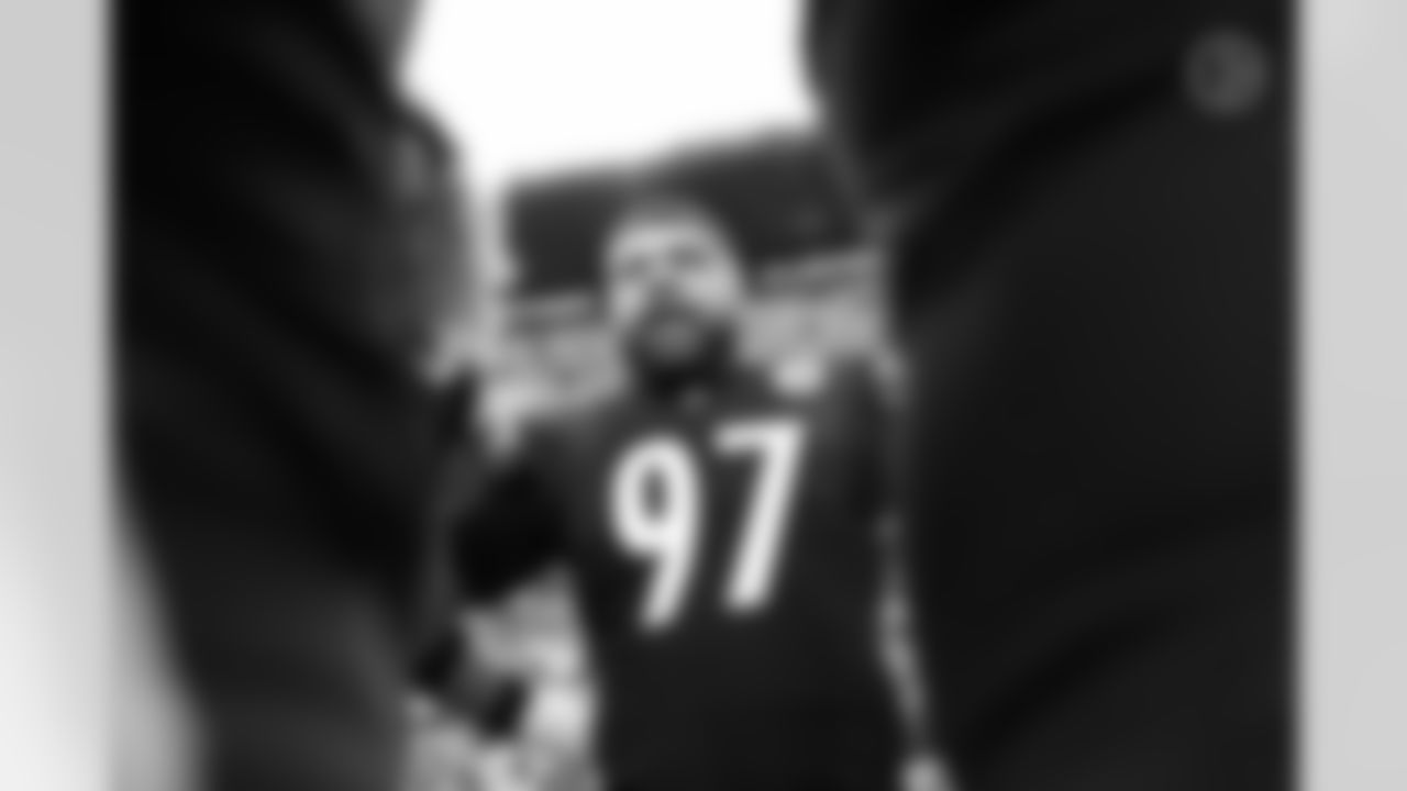 Pittsburgh Steelers defensive tackle Cameron Heyward (97) during a regular season game between the Pittsburgh Steelers and the Baltimore Ravens, Sunday, Dec. 11, 2022 in Pittsburgh, PA. (Arron Anastasia / Pittsburgh Steelers)