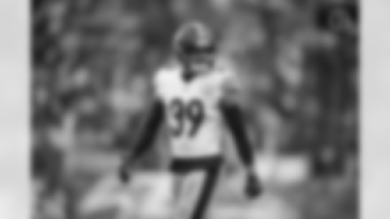 Pittsburgh Steelers safety Minkah Fitzpatrick (39) during a regular season game between the Pittsburgh Steelers and the Baltimore Ravens, Sunday, Jan. 9, 2022 in Baltimore, MD. The Steelers beat the Ravens 16-13. (Karl Roser / Pittsburgh Steelers)