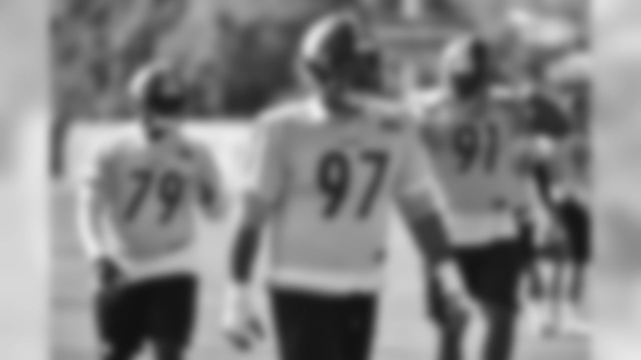 Javon Hargrave, Cameron Heyward and Stephon Tuitt