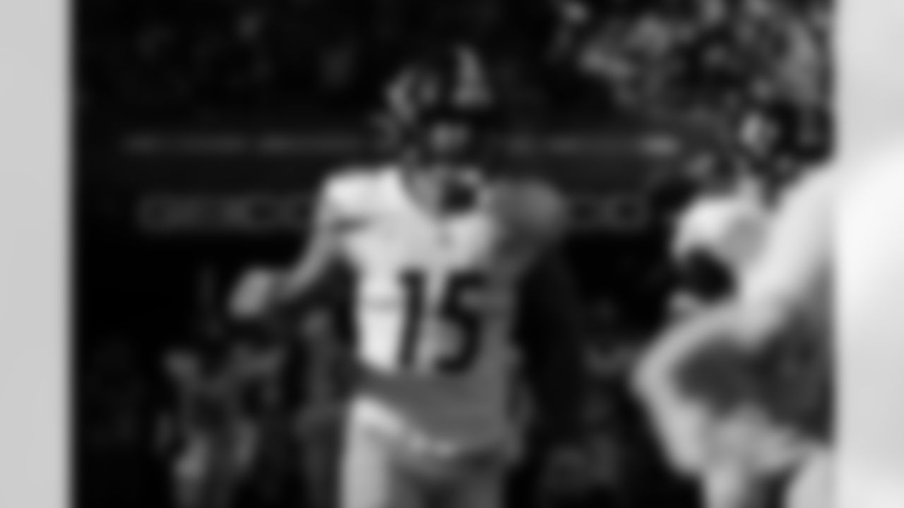 Pittsburgh Steelers wide receiver Cody White (15) during a regular season game between the Pittsburgh Steelers and the Cincinnati Bengals, Sunday, Nov. 28, 2021 in Cincinnati, OH. (Caitlyn Epes / Pittsburgh Steelers)