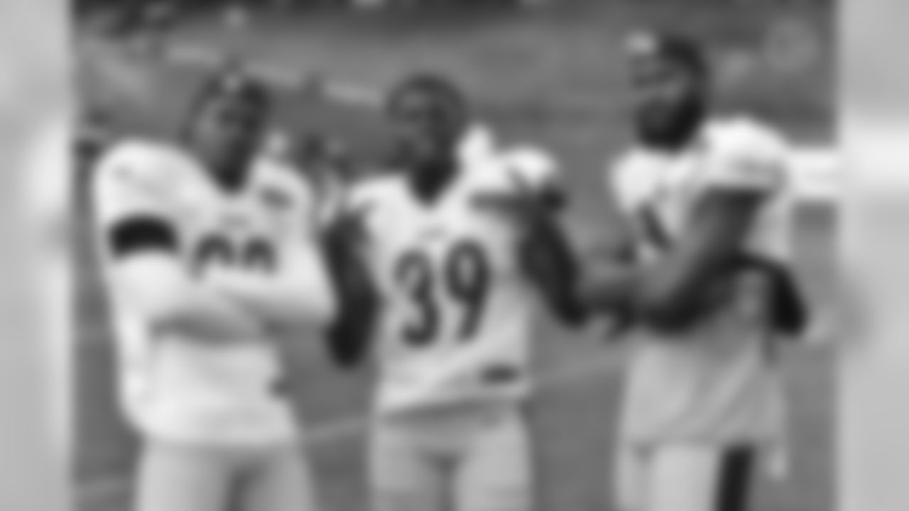 Trey Edmunds, Malik Williams and Xavier Grimble