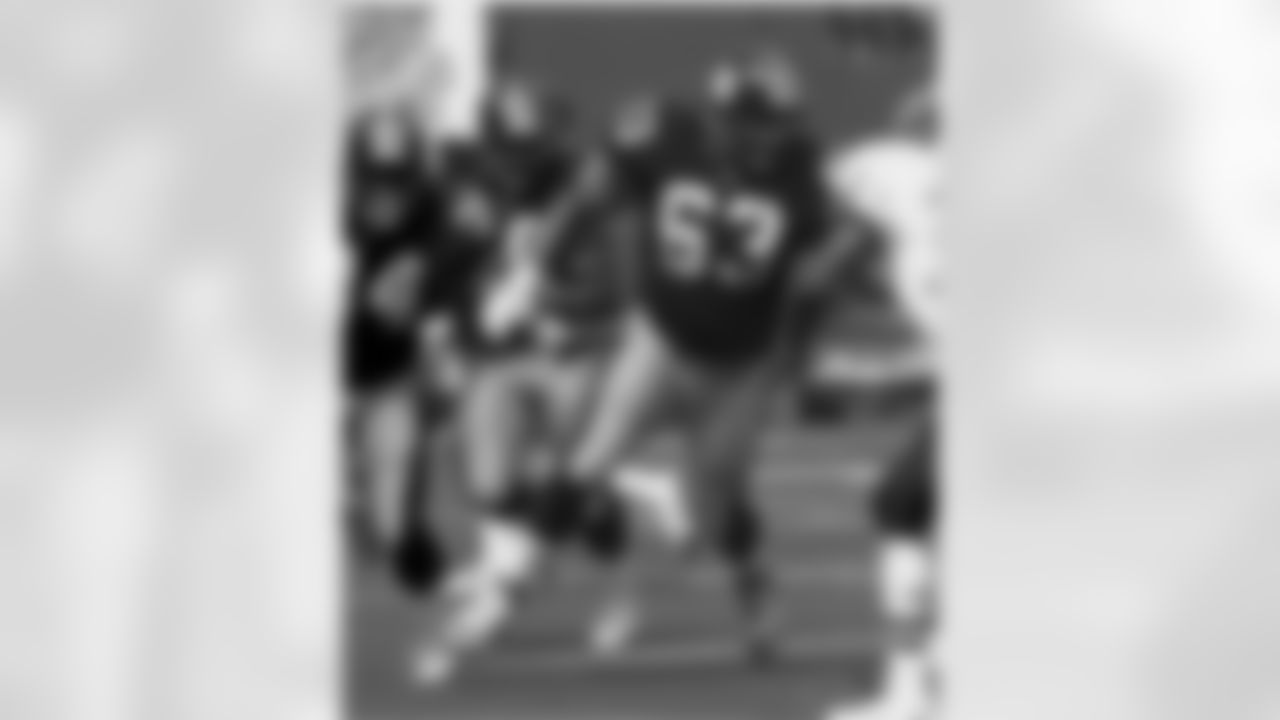 1988 DERMONTTI DAWSON: With the end of Mike Websters career drawing near, the Steelers used two picks in 1988 in an attempt to find a replacement. They hit the jackpot with Dawson, who was voted to seven Pro Bowls and was named first-team All-Pro six times. Dawson started 181 games for the Steelers, 176 of them at center, and he was so athletic that he was used to pull and lead a running back around the end. Hall of Fame, Class of 2012.