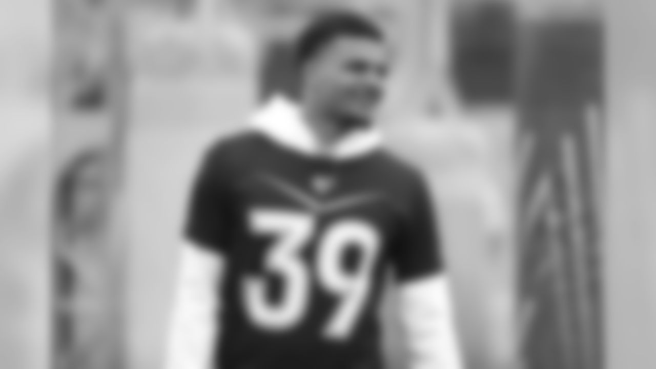 AFC safety Minkah Fitzpatrick of the Pittsburgh Steelers is seen at the 2020 Pro Bowl Skills Showdown Wednesday, January 22, 2020, in Kissimmee, Fla. The event will be broadcast tomorrow at 9pm ET on ESPN. (AP Photo/Gregory Payan)