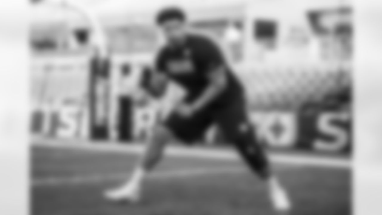Pittsburgh Steelers offensive tackle Aviante Collins (61) during a preseason game between the Pittsburgh Steelers and the Detroit Lions, Saturday, Aug. 21, 2021 in Pittsburgh, PA. (Caitlyn Epes / Pittsburgh Steelers)