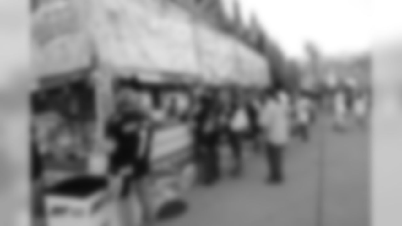 Fans waiting in line
