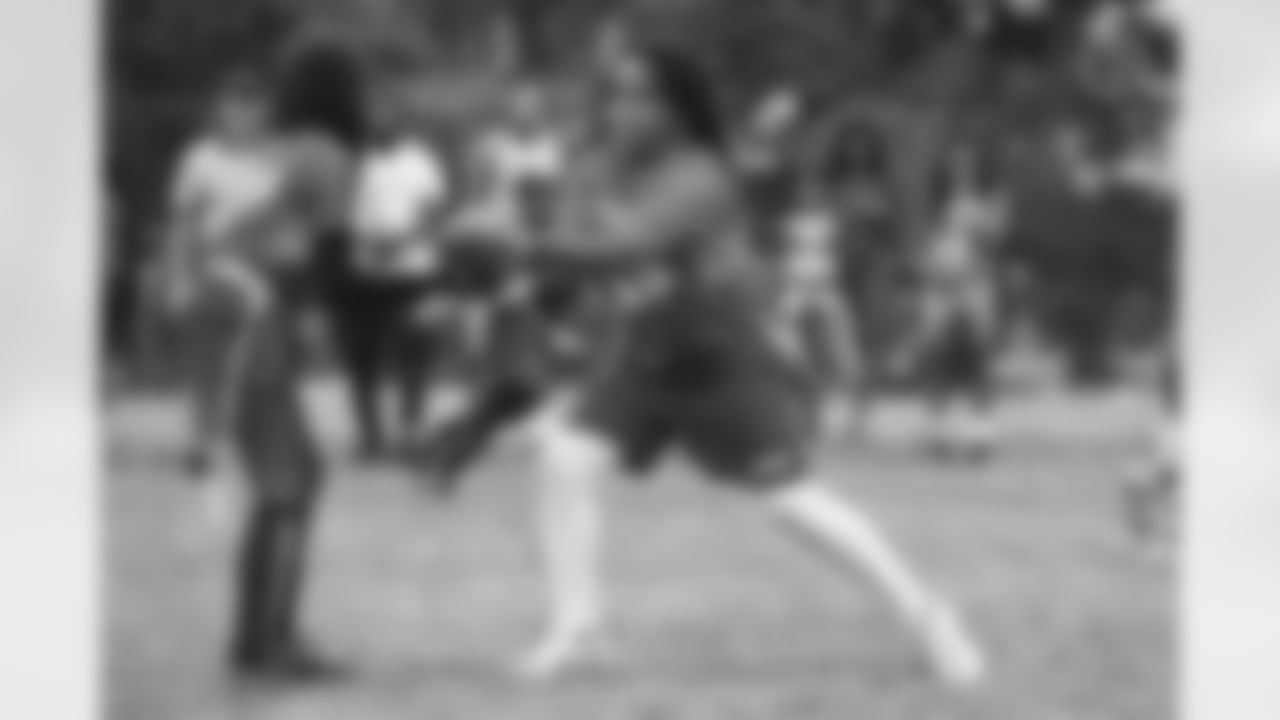 Local teams participate in the Juneteenth Open Invitation Flag Football Tournament on Sunday June 12, 2022. (Abigail Dean / Pittsburgh Steelers)