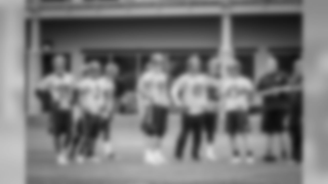 Brian Allen, Aaron Terry, T.J. Watt, Akil Blount, Keion Adams and Matt Galambos