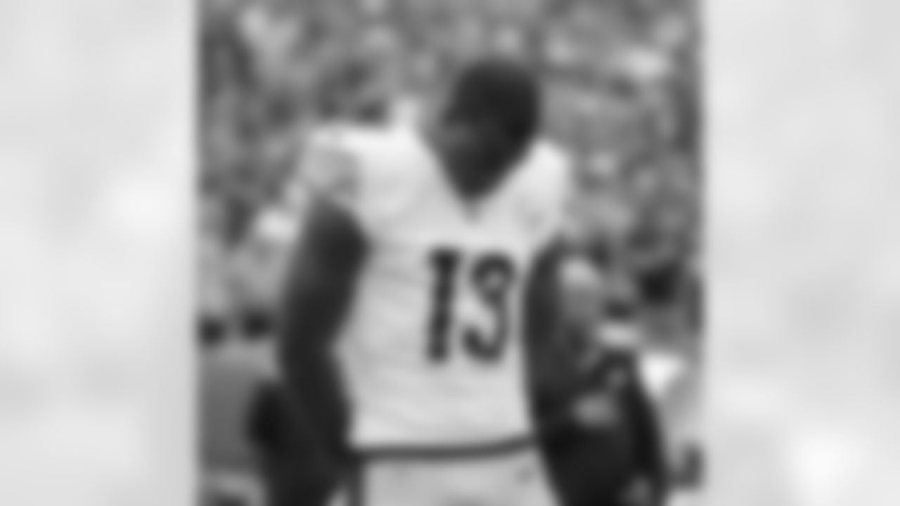 Pittsburgh Steelers wide receiver Miles Boykin (13) prior to a regular season game between the Pittsburgh Steelers and the Cincinnati Bengals, Sunday, Sept. 11, 2022 in Cincinnati, OH. The Steelers beat the Bengals in OT 23-20. (Karl Roser / Pittsburgh Steelers)