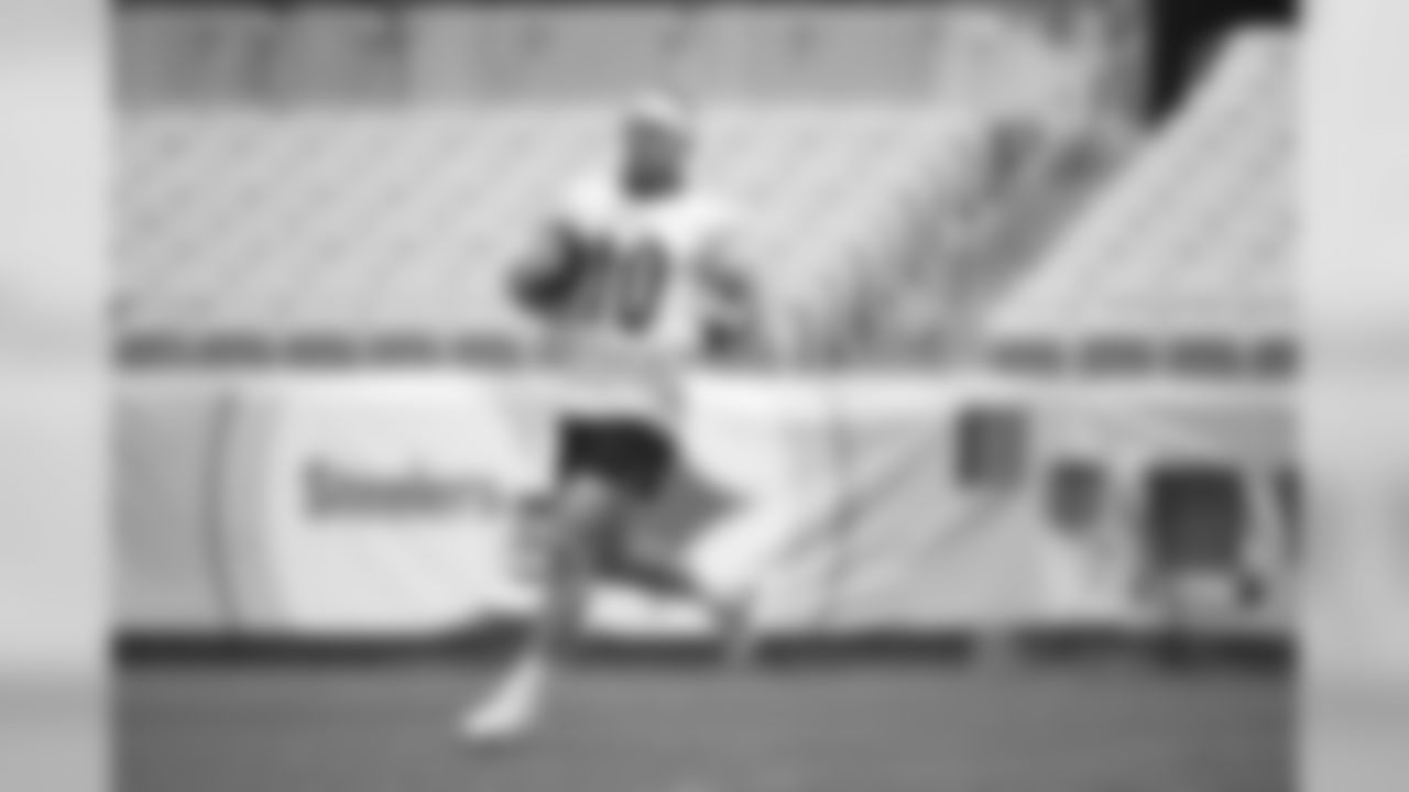 Pittsburgh Steelers wide receiver Ryan Switzer (10) trains at Heinz Field during the Steelers 2020 Training Camp, Monday, Aug. 3, 2020 in Pittsburgh, PA. (Karl Roser / Pittsburgh Steelers)