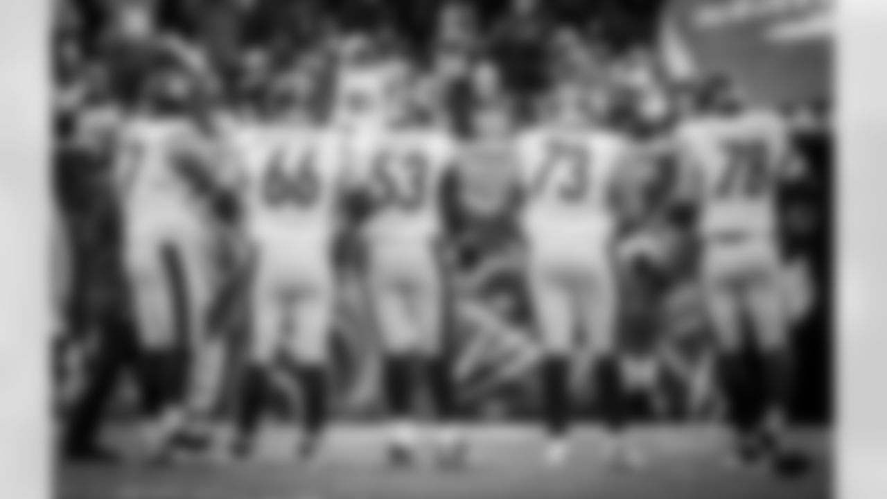 Marcus Gilbert, David DeCastro, Maurkice Pouncey, Ramon Foster, and Alejandro Villanueva