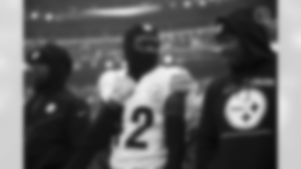 Pittsburgh Steelers cornerback James Pierre (42) during a regular season game between the Pittsburgh Steelers and the Baltimore Ravens, Sunday, Jan. 9, 2022 in Baltimore, MD. The Steelers beat the Ravens 16-13 in OT. (Caitlyn Epes / Pittsburgh Steelers)