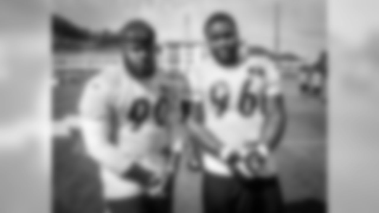 DE Ricardo Mathews and DE L.T. Walton