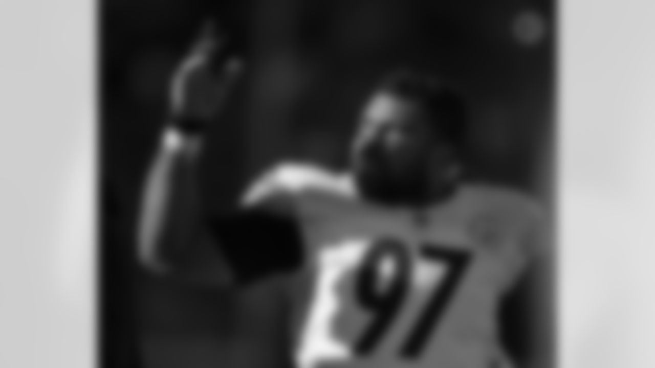 Pittsburgh Steelers defensive tackle Cameron Heyward (97) during a regular season game between the Pittsburgh Steelers and the Cincinnati Bengals, Sunday, Nov. 28, 2021 in Cincinnati, OH. The Bengals beat the Steelers 41-10. (Karl Roser / Pittsburgh Steelers)