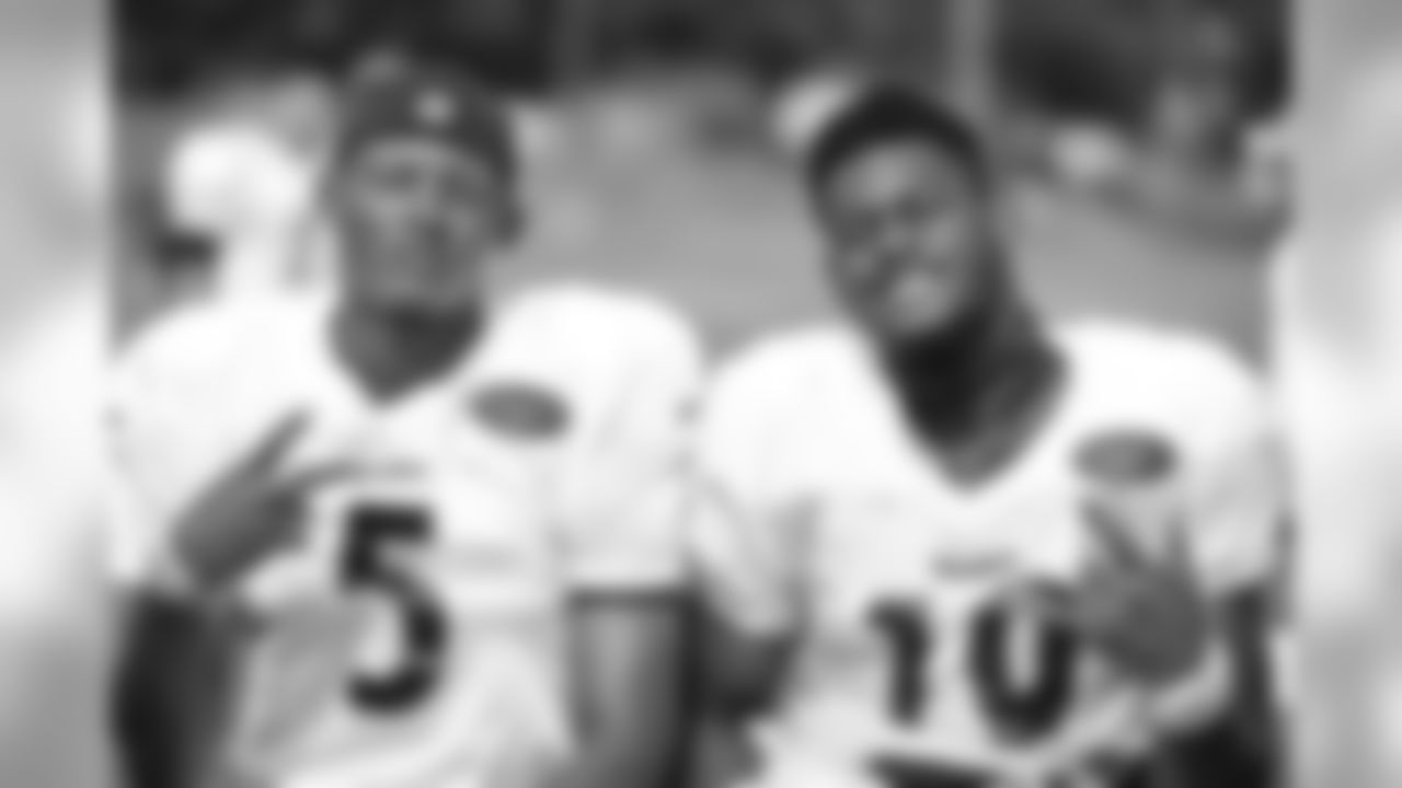 JuJu Smith-Schuster and Joshua Dobbs