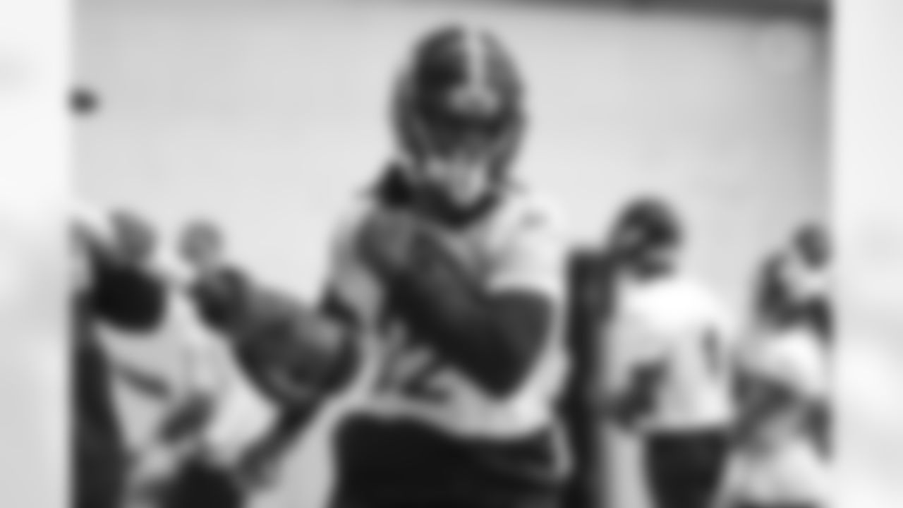 Pittsburgh Steelers running back Najee Harris (22) during practice at the UPMC Rooney Sports Complex on Tuesday, Aug. 30, 2022 in Pittsburgh, PA. (Abigail Dean / Pittsburgh Steelers)