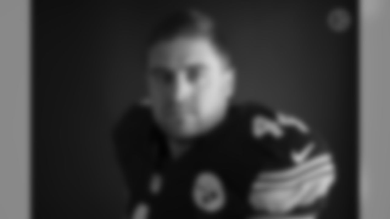 Pittsburgh Steelers fullback Derek Watt (44) poses for a photo during the Steelers 2020 media day, Wednesday, Aug. 5, 2020 in Pittsburgh, PA. (Karl Roser / Pittsburgh Steelers)