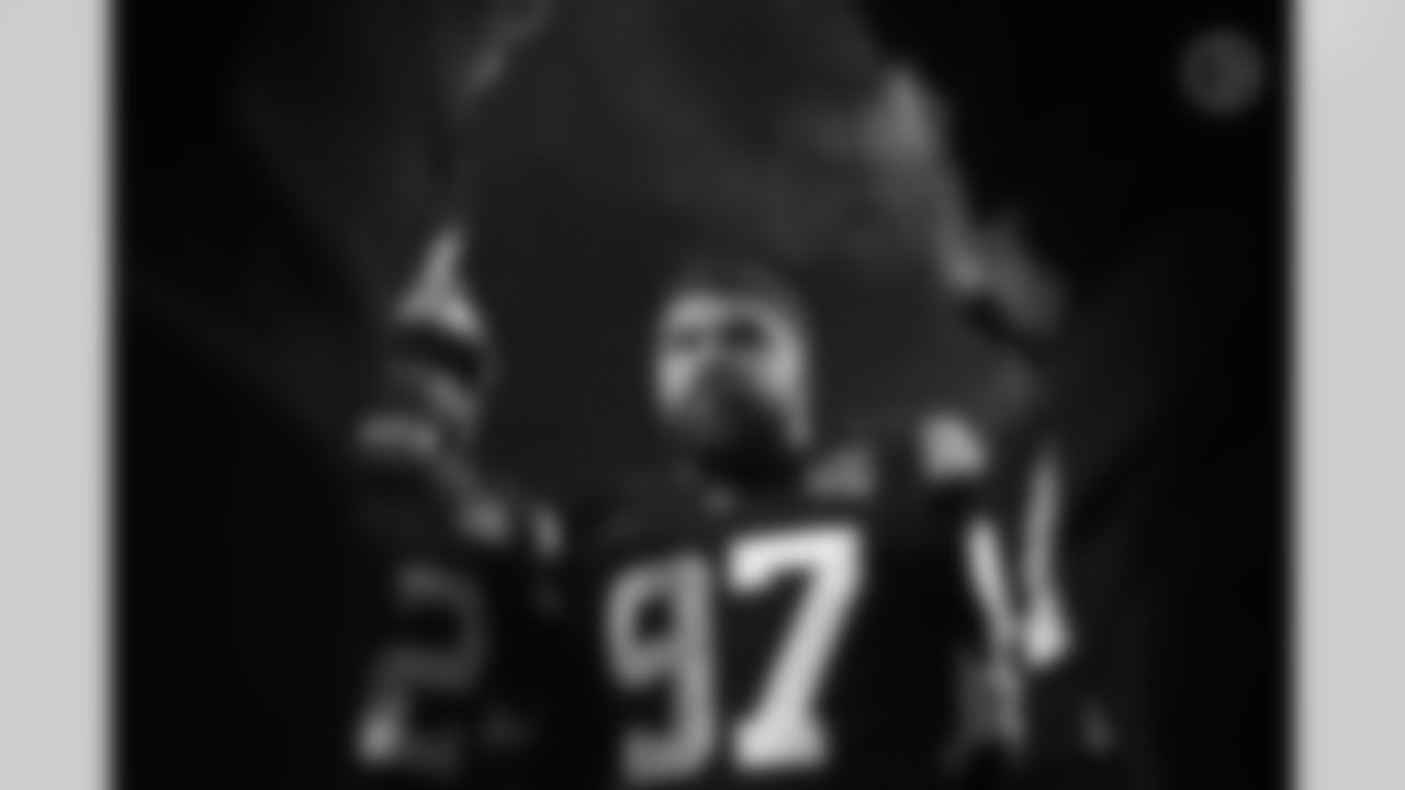 Pittsburgh Steelers defensive tackle Cameron Heyward (97) during a regular season game between the Pittsburgh Steelers and the Las Vegas Raiders, Saturday, Dec. 24, 2022 in Pittsburgh, PA. (Abigail Dean / Pittsburgh Steelers)
