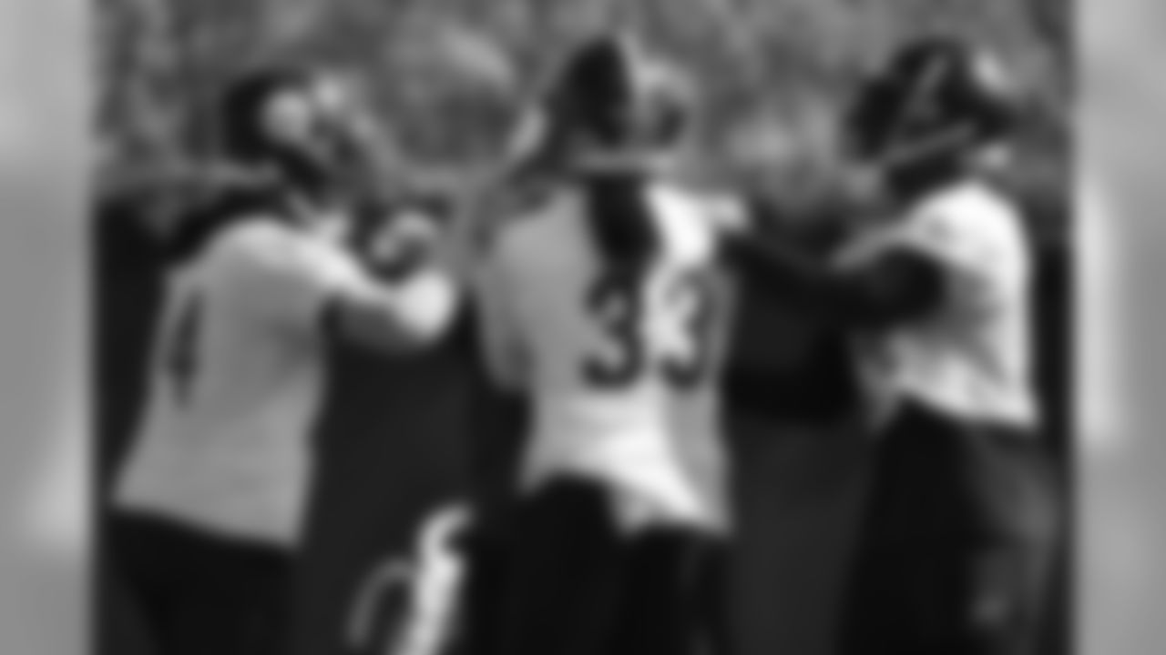 Benny Snell Jr., Trey Edmunds and Jaylen Samuels