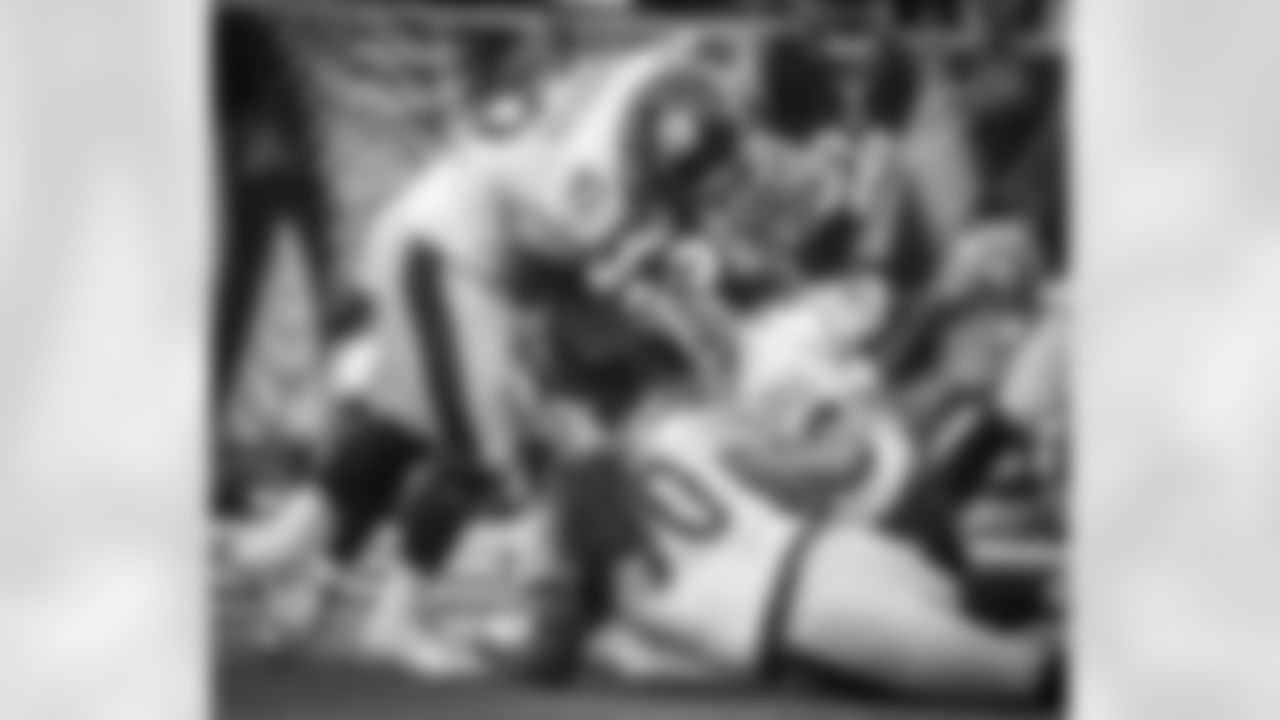James Harrison, Mike Mitchell, and Ricardo Mathews
