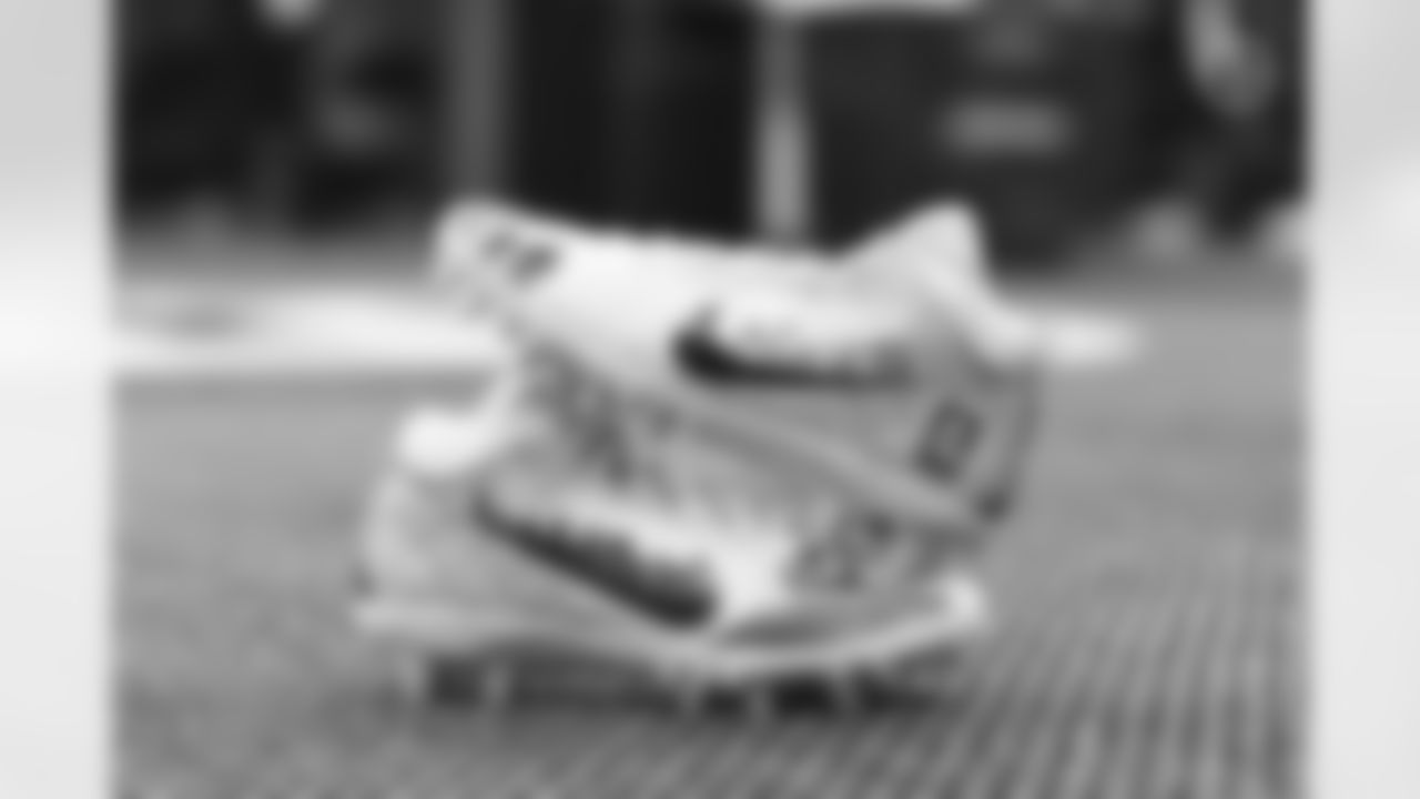 My Cause My Cleats for Pittsburgh Steelers defensive tackle Montravius Adams (57) during a regular season game between the Pittsburgh Steelers and the Baltimore Ravens, Sunday, Dec. 11, 2022 in Pittsburgh, PA. (Abigail Dean / Pittsburgh Steelers)