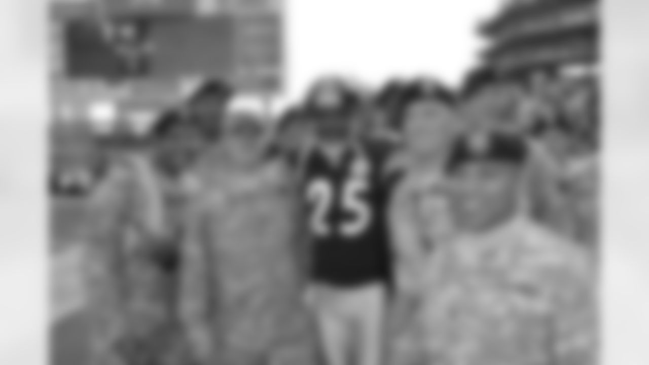 Ryan Clark with Once In A Lifetime soldiers