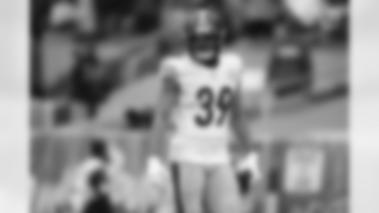 Pittsburgh Steelers safety Minkah Fitzpatrick (39) during a regular season game between the Pittsburgh Steelers and the Cleveland Browns, Sunday, Jan. 3, 2021 in Cleveland, OH. The Browns defeated the Steelers 24-22. (Karl Roser / Pittsburgh Steelers)