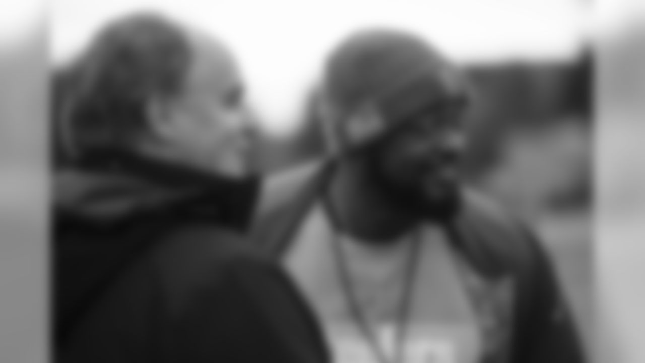 Head Coach Mike Tomlin and Kevin Colbert