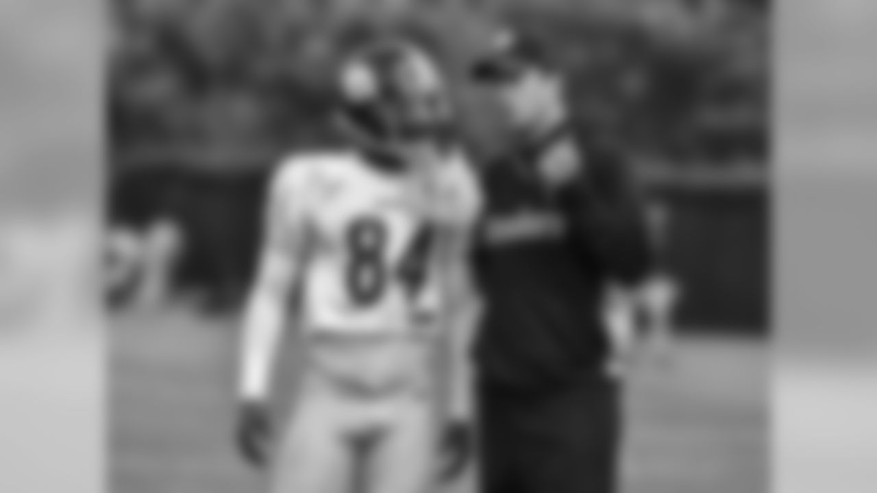 Antonio Brown and Dan Rooney