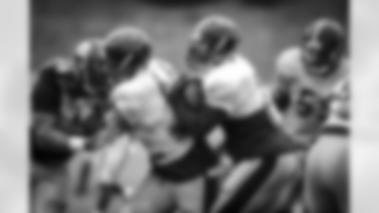 Stephon Tuitt, David DeCastro and Le'Veon Bell
