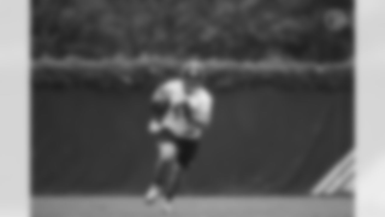 Pittsburgh Steelers fullback Derek Watt (44) participates in the Organized Team Activities (OTAs), Wednesday June 2, 2021 at the UPMC Rooney Sports Complex. (Karl Roser / Pittsburgh Steelers)