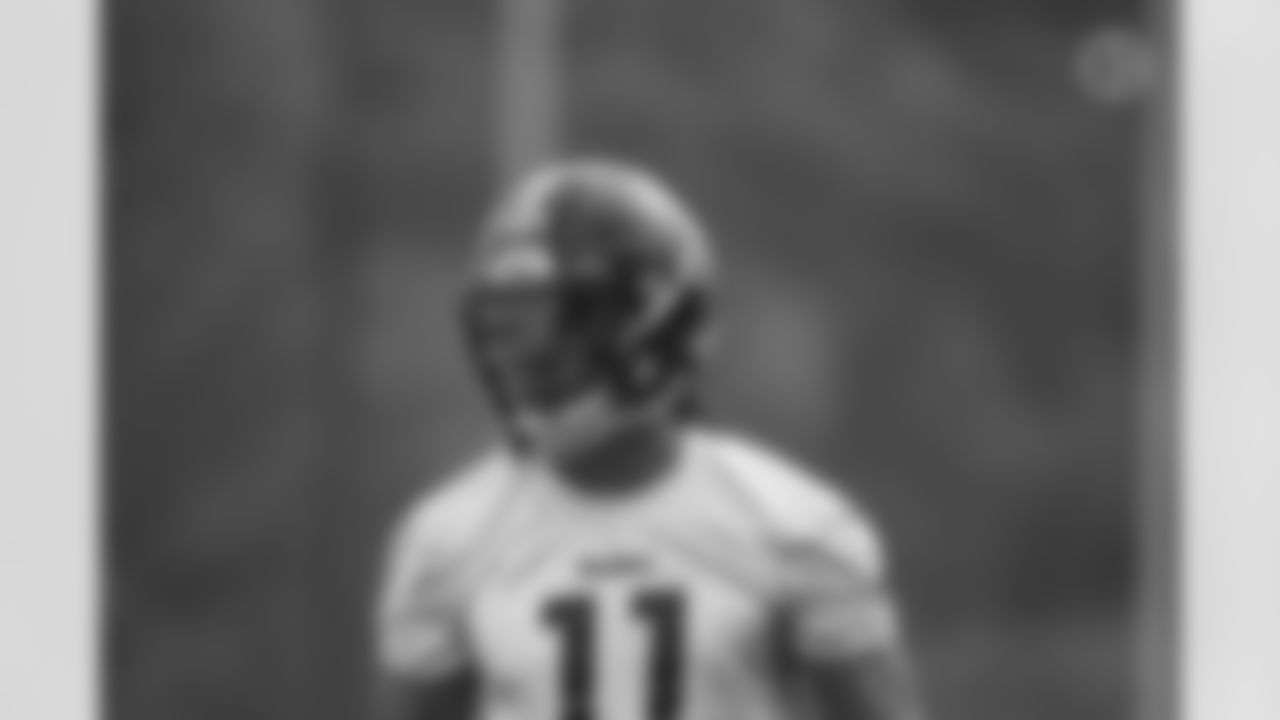 Pittsburgh Steelers wide receiver Chase Claypool (11) practices at the UPMC Rooney Sports Complex preparing for a Week 3 matchup against the Houston Texans, Thursday, Sept. 24, 2020 in Pittsburgh, PA. (Caitlyn Epes / Pittsburgh Steelers)