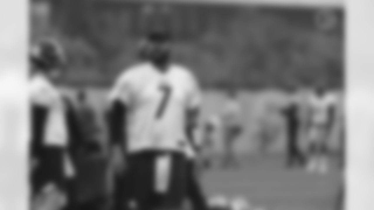 Pittsburgh Steelers quarterback Ben Roethlisberger (7) practices at the UPMC Rooney Sports Complex preparing for a Week 1 matchup against the New York Giants, Friday, Sept. 11, 2020 in Pittsburgh, PA. (Caitlyn Epes / Pittsburgh Steelers)
