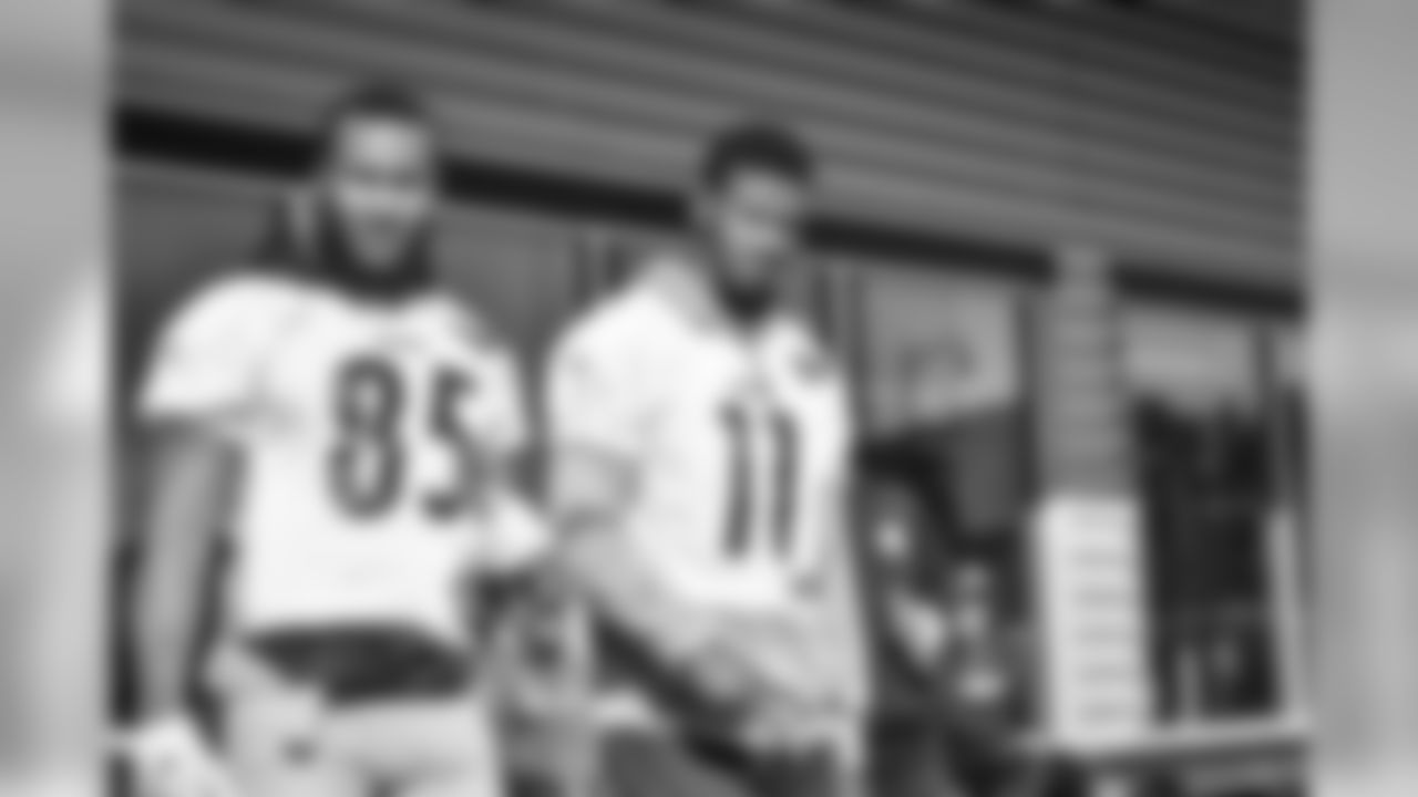 Xavier Grimble and Justin Hunter
