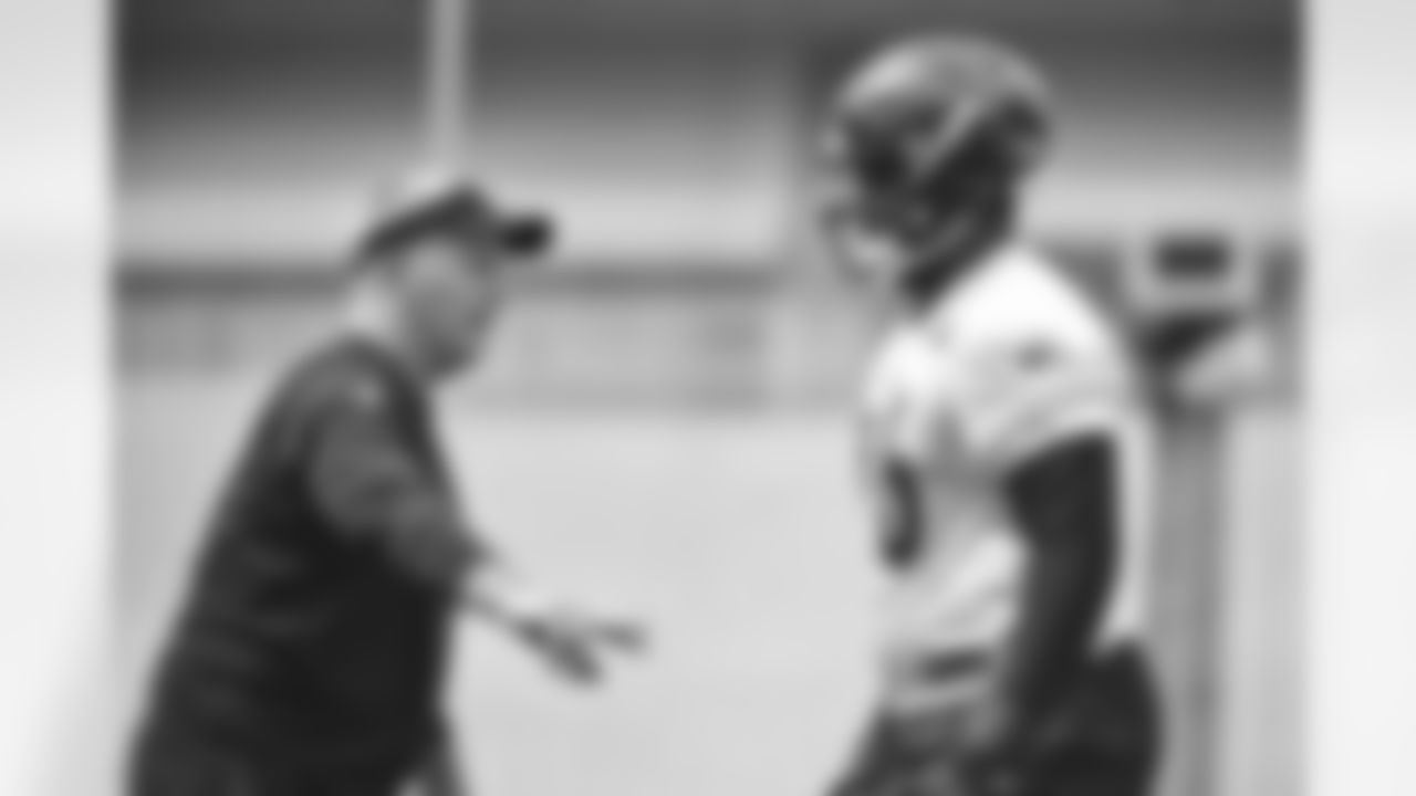 The Pittsburgh Steelers rookies practice at the UPMC Rooney Sports Complex.
