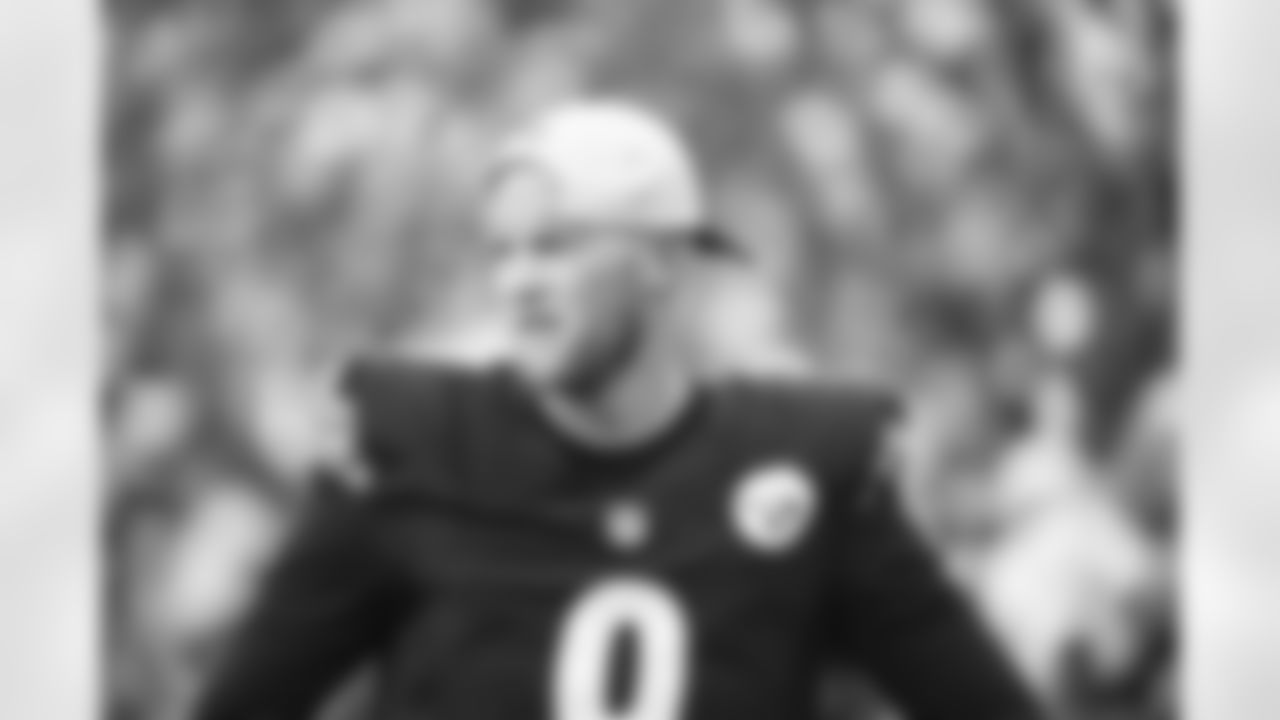 Pittsburgh Steelers kicker Chris Boswell (9) during a regular season game between the Pittsburgh Steelers and the Buffalo Bills, Sunday, Sept. 12, 2021 in Buffalo, NY. The Steelers beat the Bills 23-16. (Caitlyn Epes / Pittsburgh Steelers)