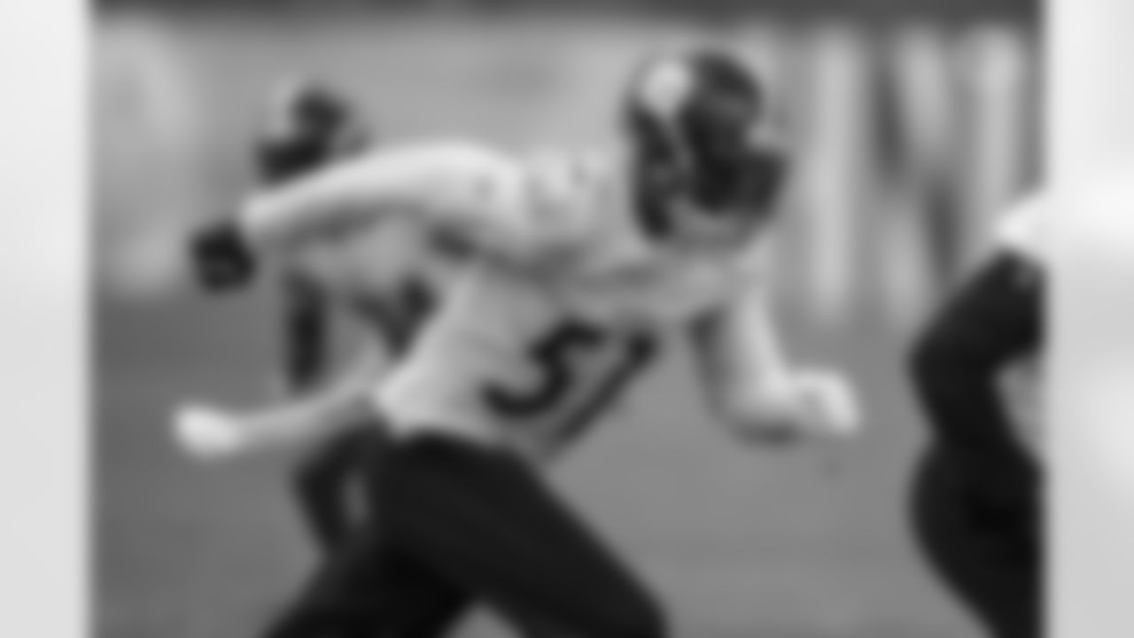Pittsburgh Steelers linebacker Myles Jack (51) participates in the Organized Team Activities (OTAs), Thursday June 2, 2022 at the UPMC Rooney Sports Complex. (Karl Roser / Pittsburgh Steelers)