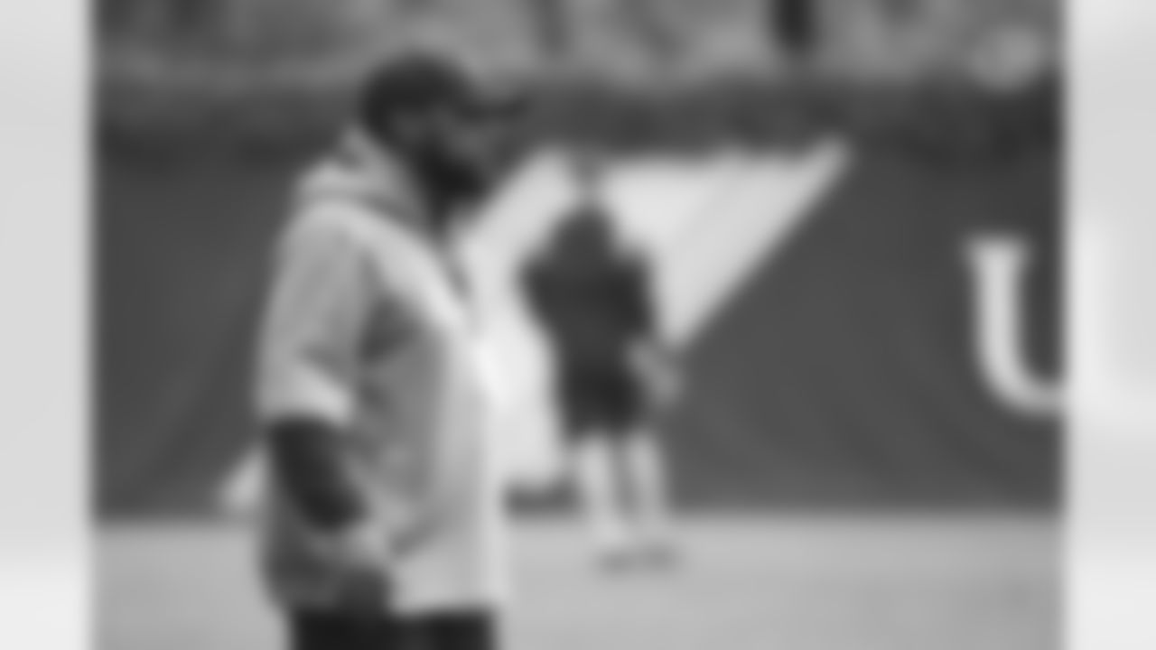 Pittsburgh Steelers Head Coach Mike Tomlin during practice at the UPMC Rooney Sports Complex preparing for a Week 6 matchup against the Seattle Seahawks, Friday, Oct. 15, 2021 in Pittsburgh, PA. (Caitlyn Epes / Pittsburgh Steelers)