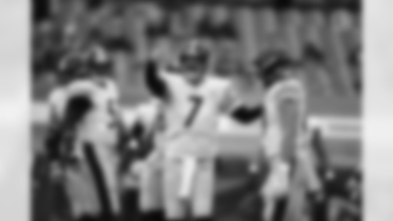 Pittsburgh Steelers quarterback Ben Roethlisberger (7) during a regular season game between the Pittsburgh Steelers and the Baltimore Ravens, Sunday, Nov. 1, 2020 in Baltimore, MD. (Karl Roser / Pittsburgh Steelers)