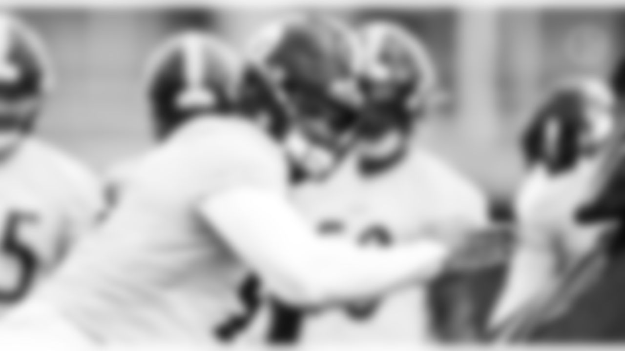 Pittsburgh Steelers nose tackle Chris Wormley (95) participates in the Organized Team Activities (OTAs), Wednesday June 9, 2021 at the UPMC Rooney Sports Complex. (Karl Roser / Pittsburgh Steelers)