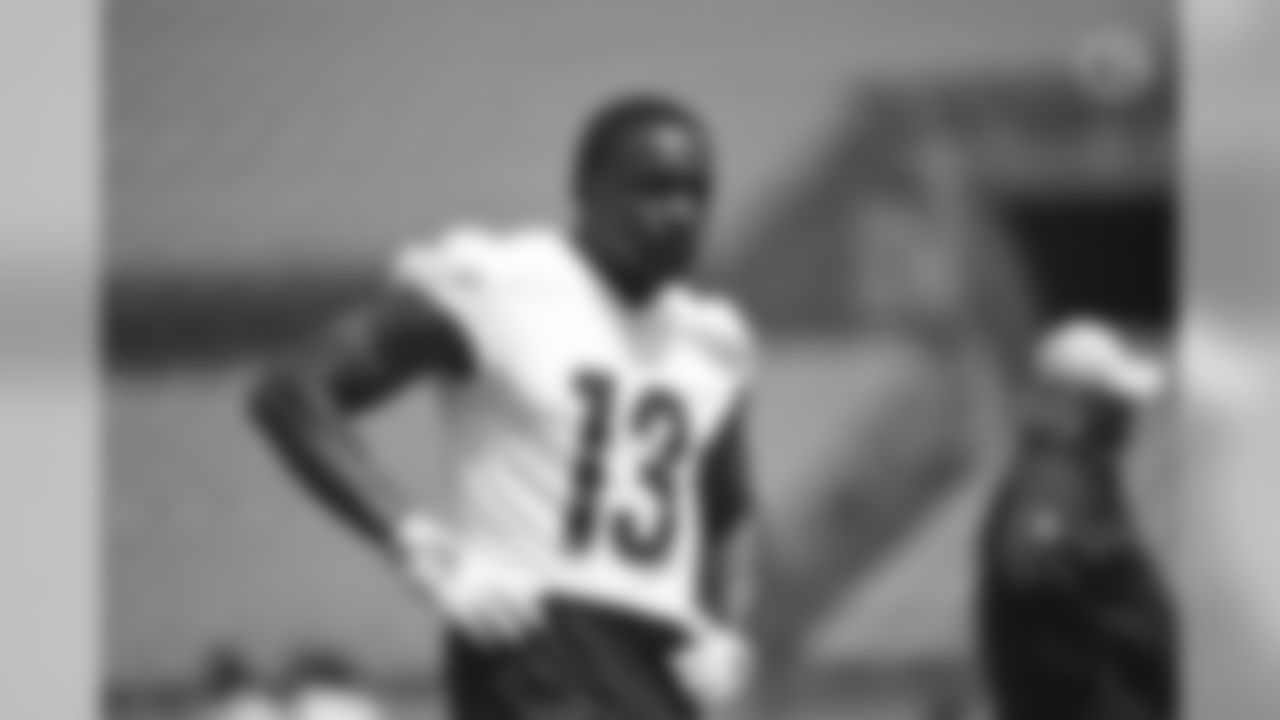 Pittsburgh Steelers wide receiver James Washington (13) trains at Heinz Field during the Steelers 2020 Training Camp, Friday, Aug. 7, 2020 in Pittsburgh, PA. (Karl Roser / Pittsburgh Steelers)