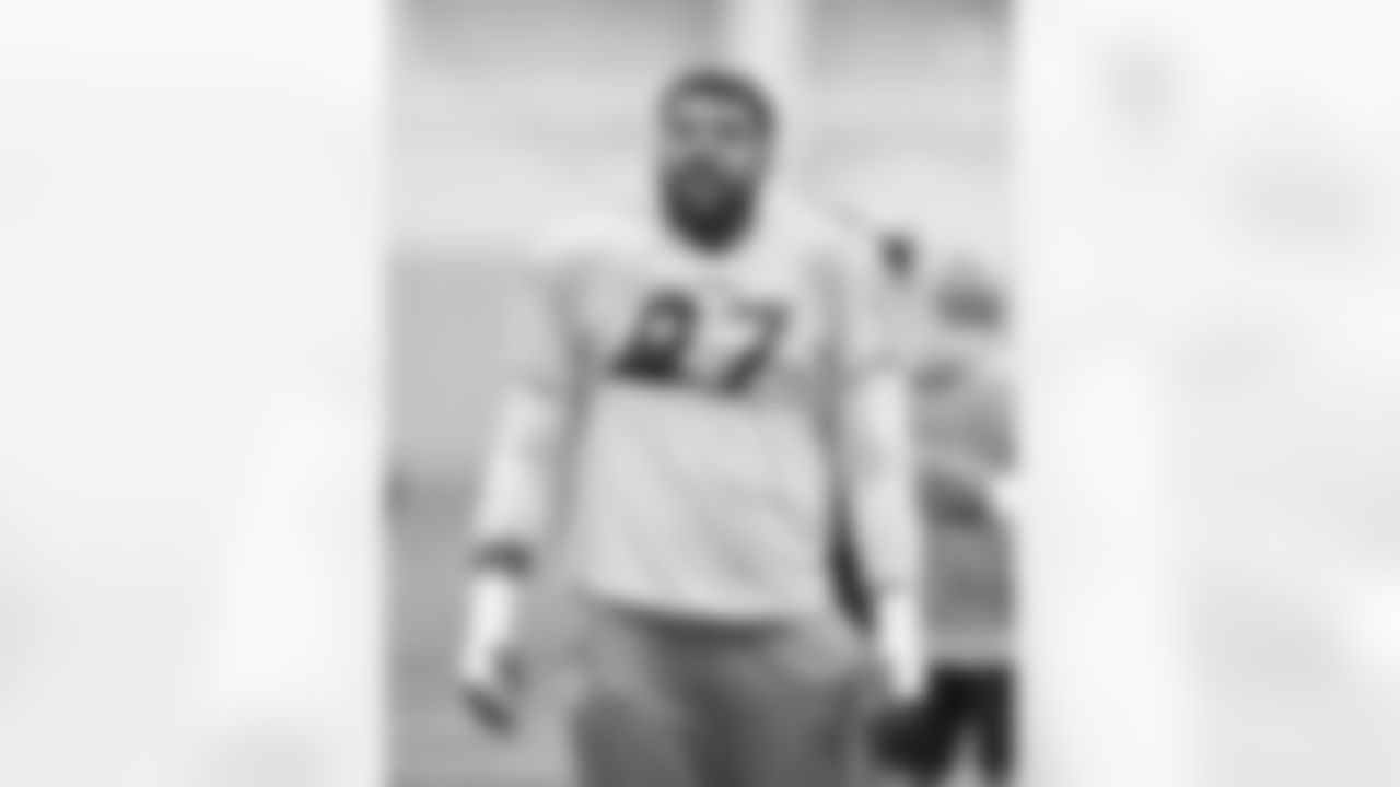 Pittsburgh Steelers defensive tackle Cameron Heyward (97) during practice at the UPMC Rooney Sports Complex preparing for a Week 1 matchup against the Cincinnati Bengals, Monday, Sept. 5, 2022 in Pittsburgh, PA. (Karl Roser / Pittsburgh Steelers)
