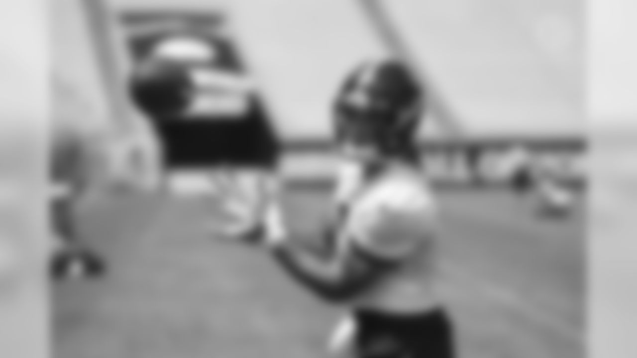 Pittsburgh Steelers wide receiver Chase Claypool (11) trains at Heinz Field during the Steelers 2020 Training Camp, Friday, Aug. 7, 2020 in Pittsburgh, PA. (Karl Roser / Pittsburgh Steelers)